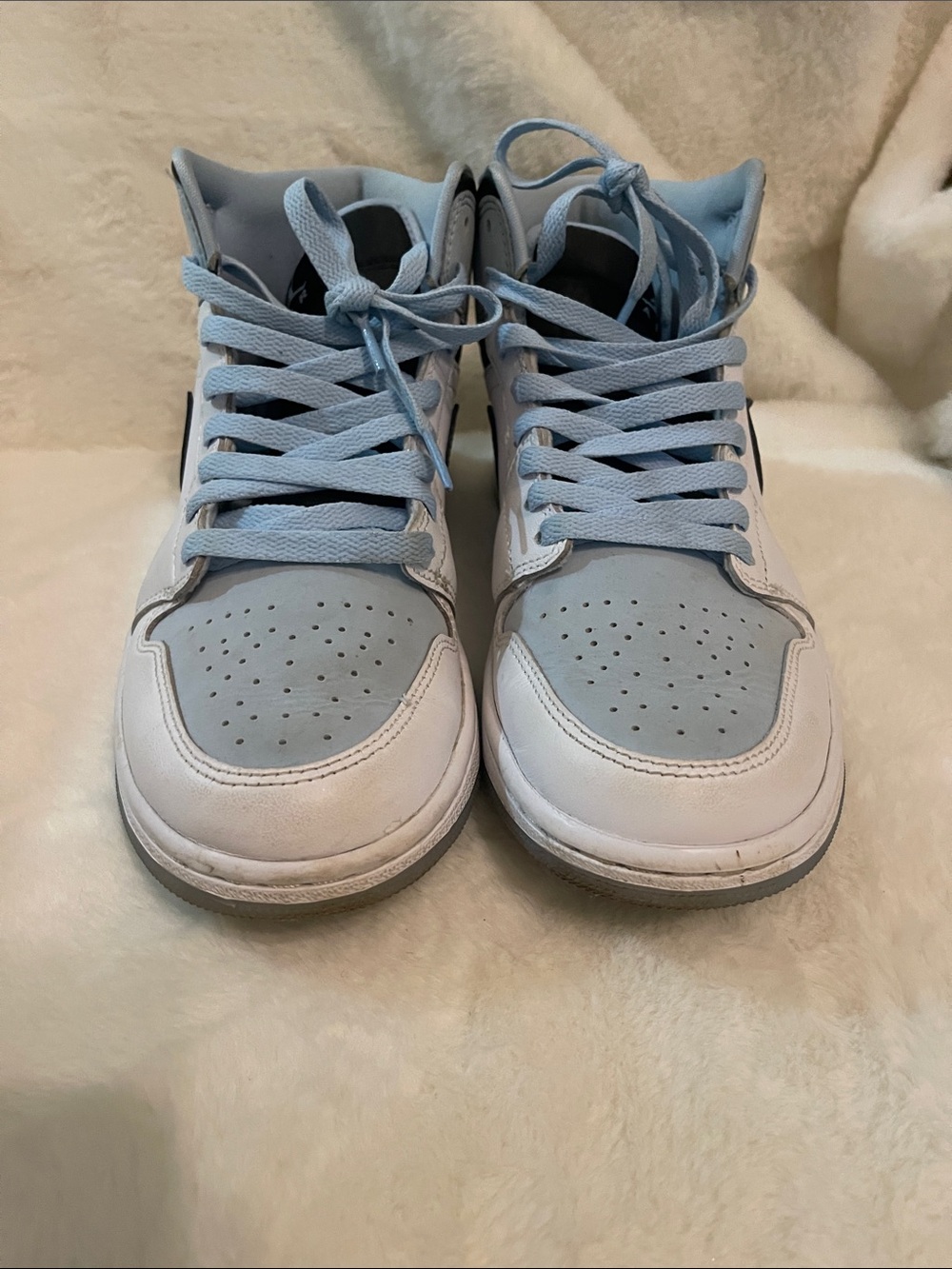 Nike Air Jordan 1 Mid SE Ice Blue UNC - Picture 2 of 8